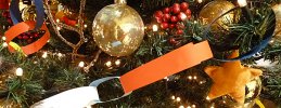 Weihnachtsbasteln, Weihnachtsgirlanden basteln