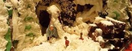 Weihnachtsbasteln, Lebkuchenhaus basteln