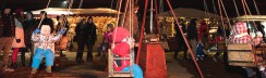 Historischer Weihnachtsmarkt auf dem Gelände des RAW in Berlin-Friedrichshain