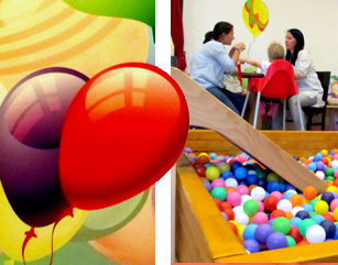 Kindergeburtstag feiern Kindercafe Ballon